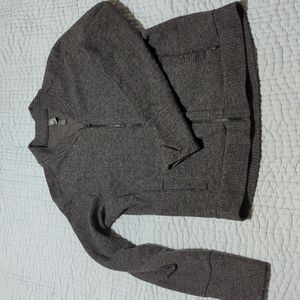 Mountain hardware wool blend full zipper sweater